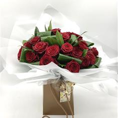 Fleur Coutures Two Dozen Luxury Red Roses