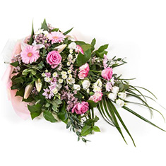 Fleur Coutures Pink &amp; White Sheaf