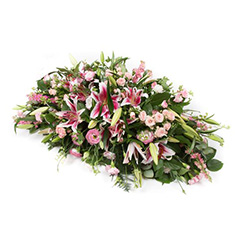 Fleur Coutures Pink Casket Spray