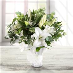Fleur Coutures White Lilies Arrangement 