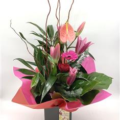 Fleur Coutures Contemporary Valentines Arrangement 