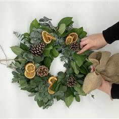 Fleur Coutures Homemade Christmas Wreath Kit